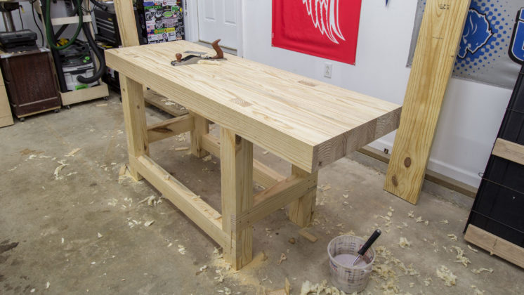 Best joint for workbench stretchers? : woodworking