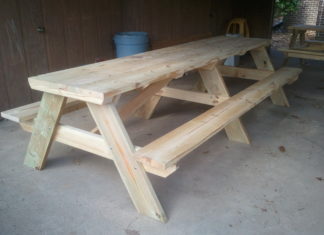 10 foot picnic table