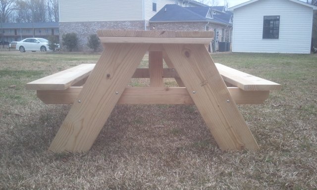 How to Build a 6 foot picnic table