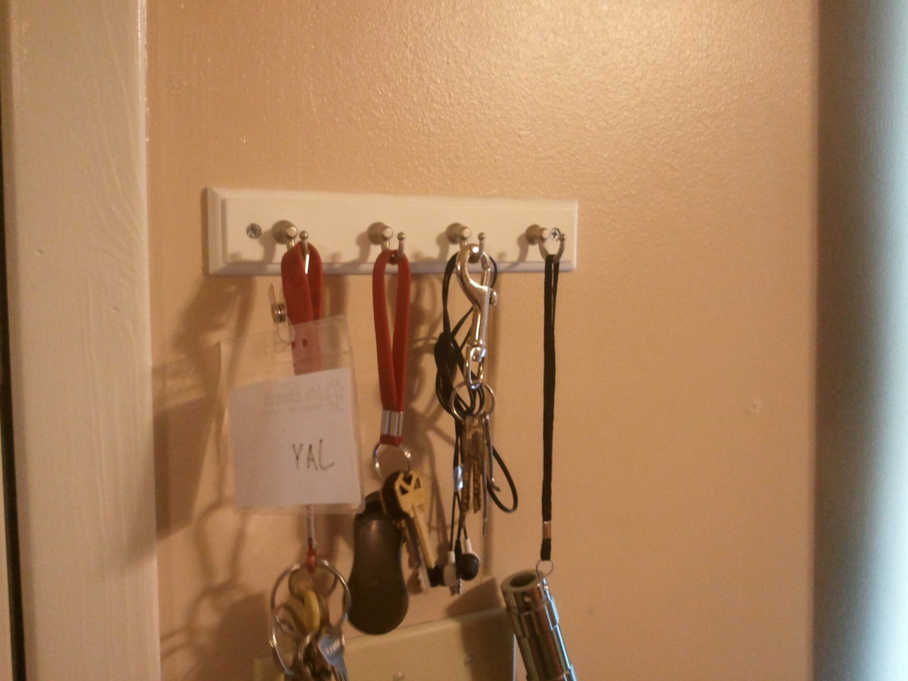 Key holder shelves