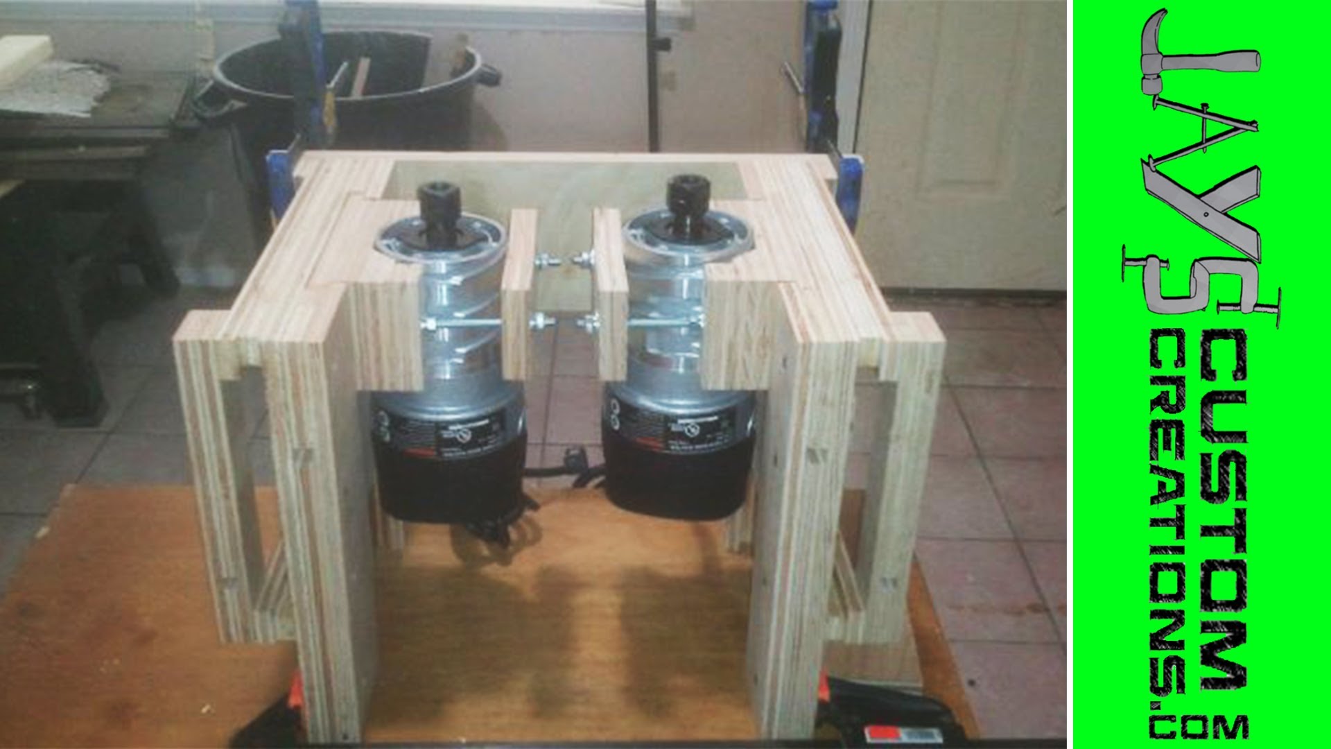 Dual Homemade Router Lifts