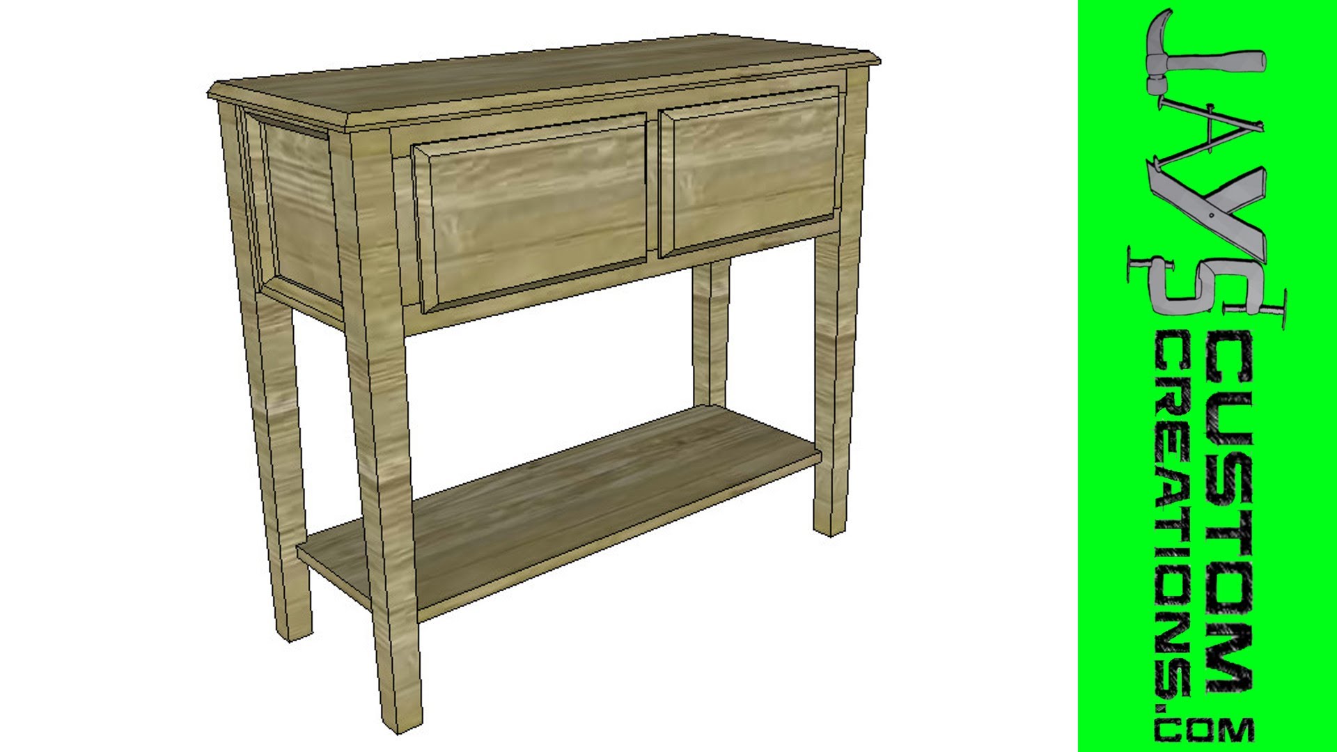 SketchUp: Sofa Table