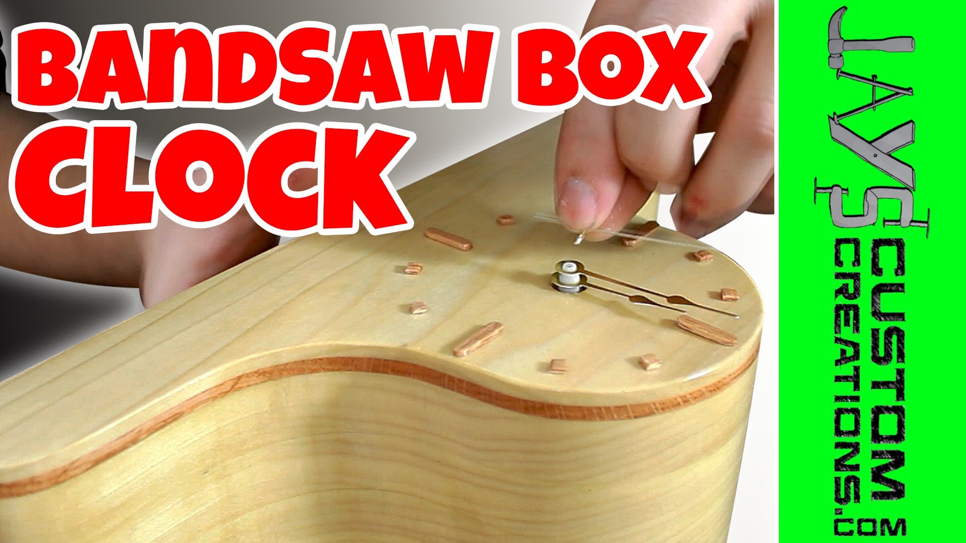Bandsaw Box Clock With Hidden Storage