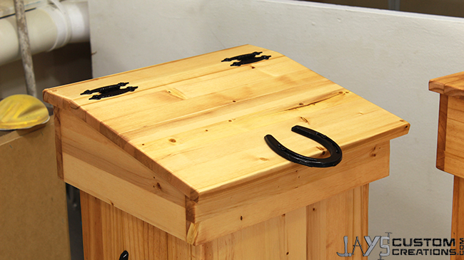 How To Make A Wooden Trash Can Jays, Wooden Trash Can Plans