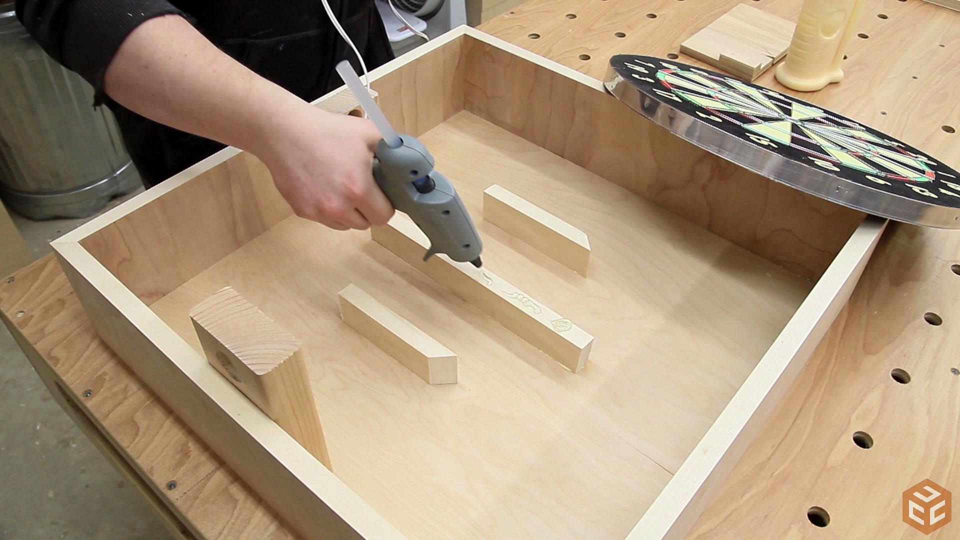 Woodworking: Making a Dartboard Cabinet 