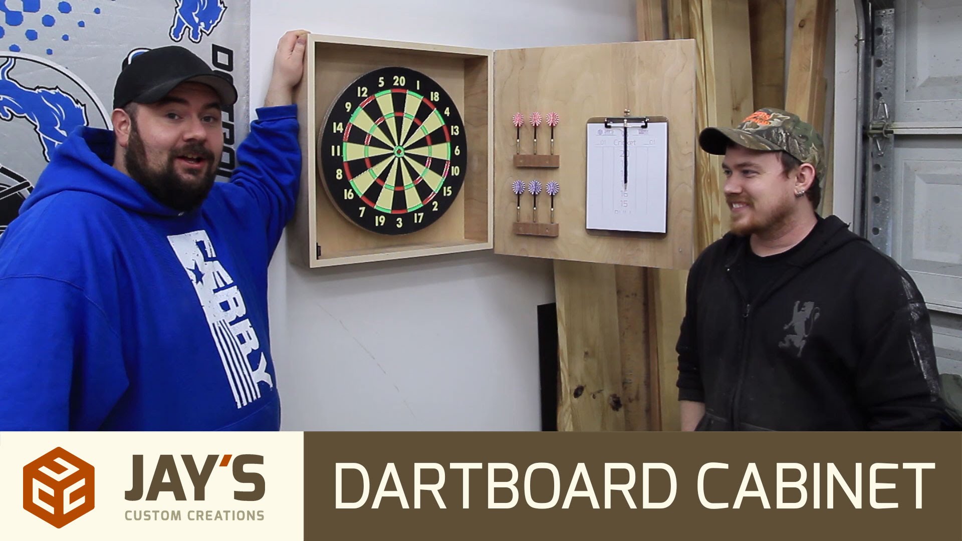 Making A Dartboard Cabinet For The Shop Jays Custom Creations