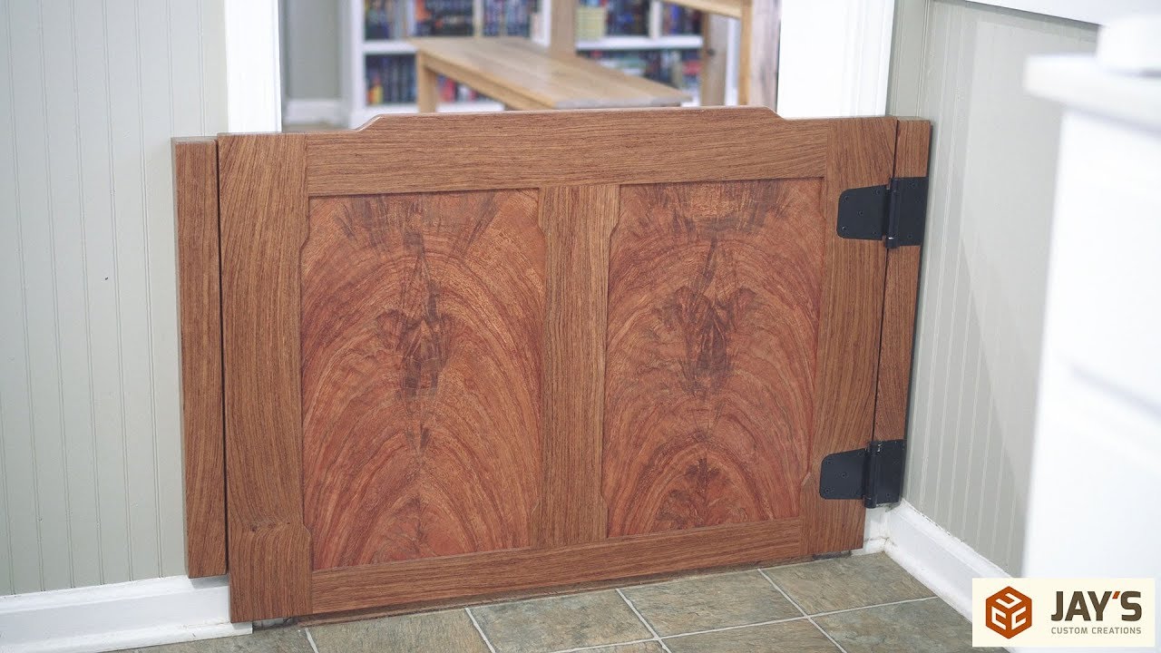 Bubinga Dog Gate