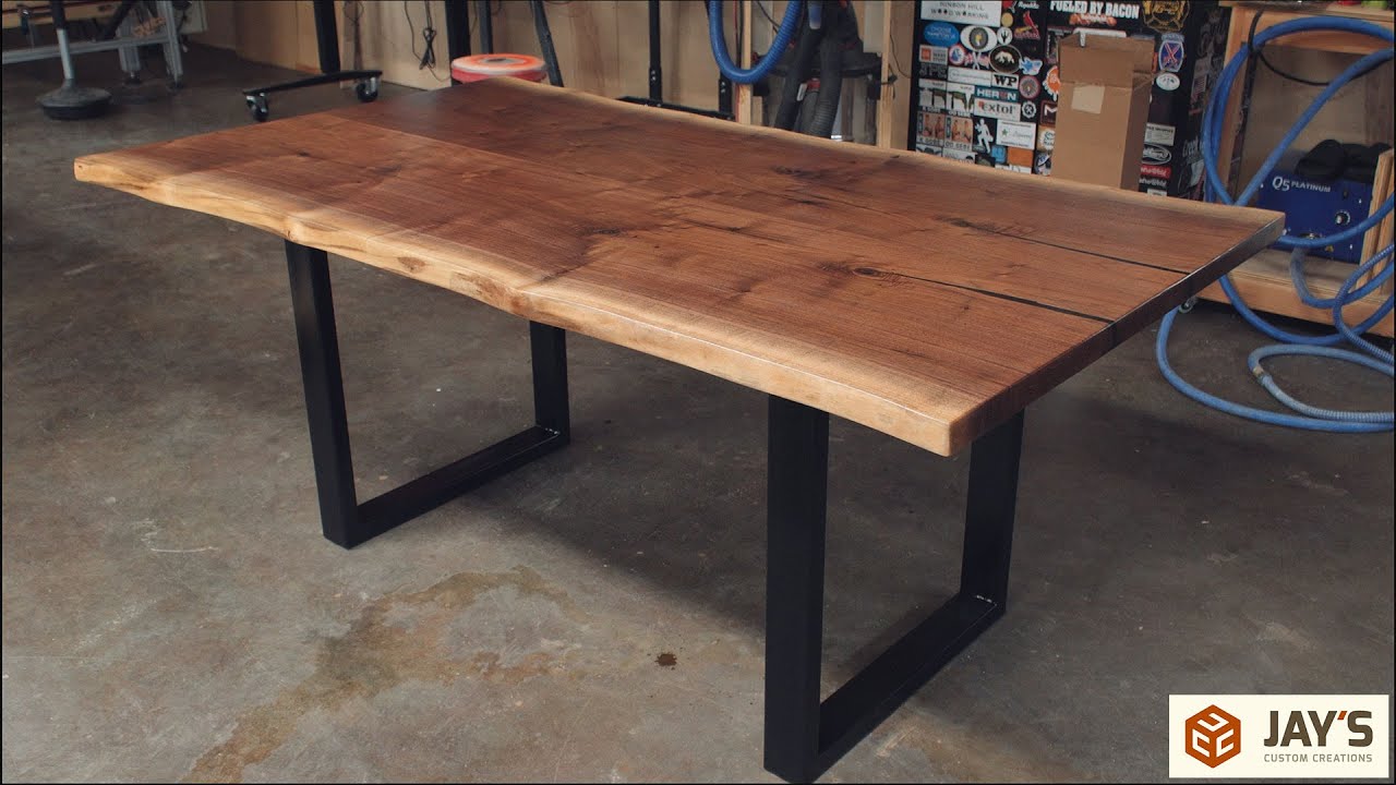 A BEAUTIFUL Walnut Live Edge Table