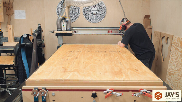 Plywood Computer or Laptop Cart | Jays Custom Creations
