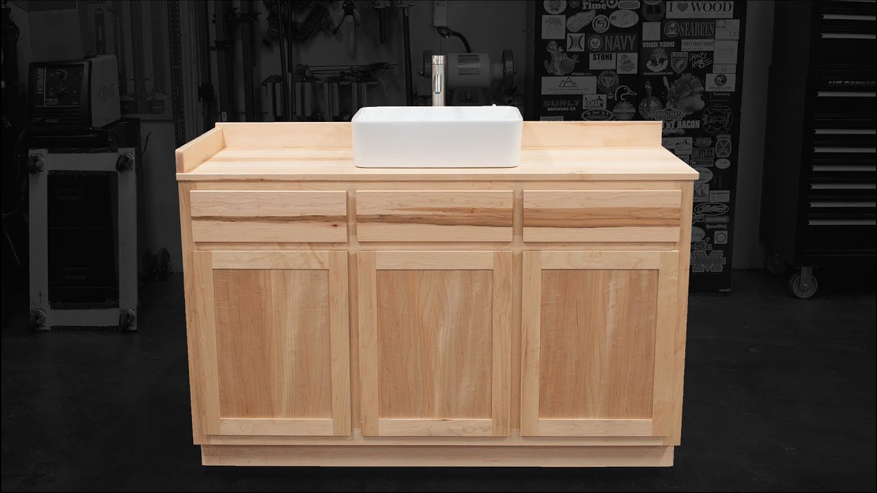 Custom Maple Bathroom Vanity