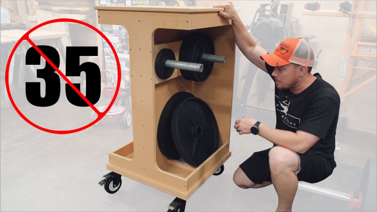 Weight Plate Storage Cart