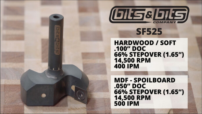 Testing the BitsBits SF525 Surfacing Bit