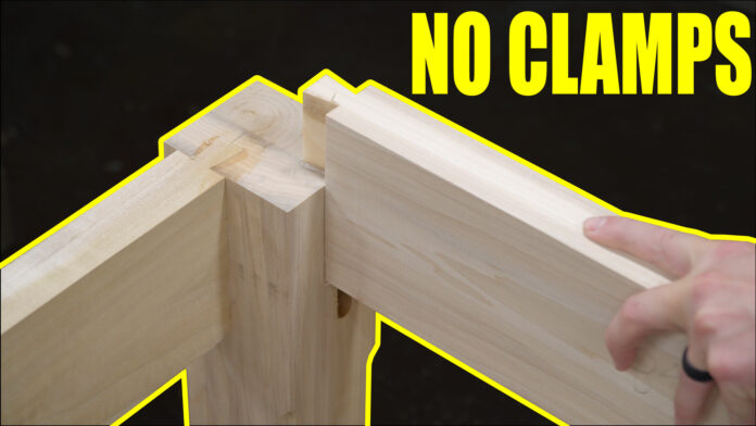 No Clamp Joinery – Farm Table Base