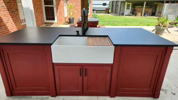 Outdoor Kitchen Solid Surface Countertops – Paperstone