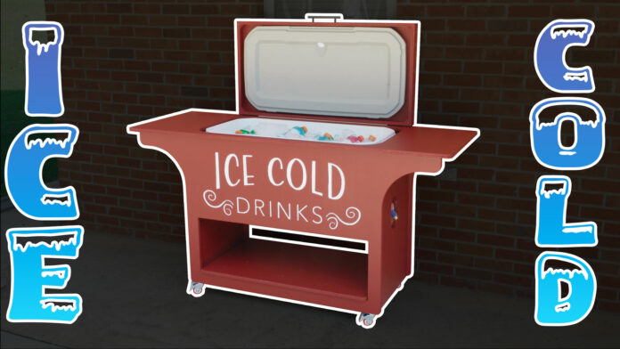 Ice Cold Retro Cooler Box