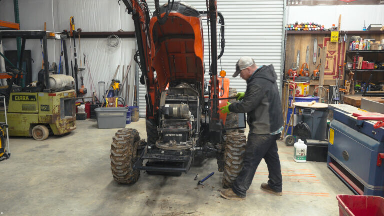Day 639 – Mulching, Logs, Lumber, Oil Changes