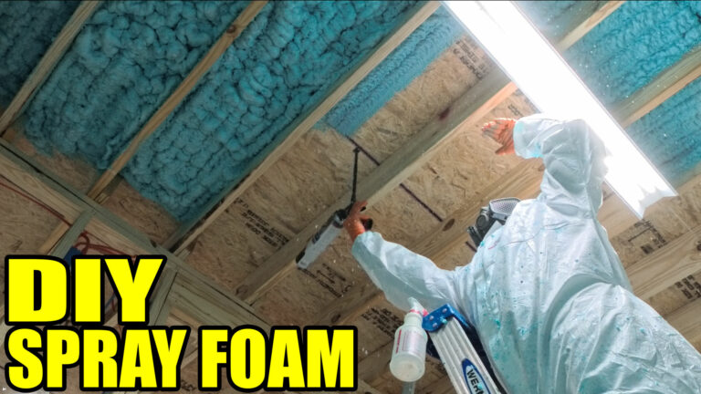 Day 667 – I Spray Foamed my Ceiling! Apartment Build | Part 6