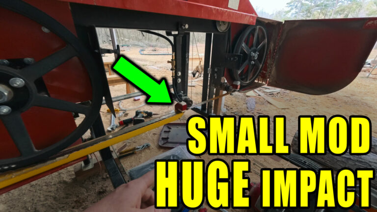 Day 688 – Camper Sold, Quick Organize, Sawmill Bolt On Upgrade
