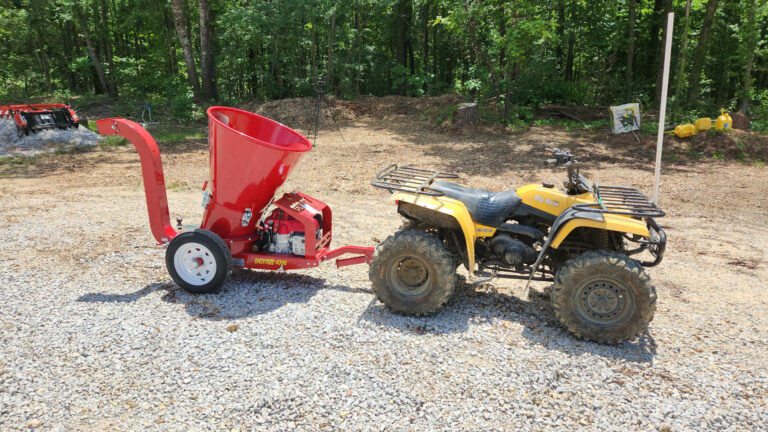 Day 761 – Five CRAZY Days – New Chipper, Garden Progress, Oak Logs, Tractor Fix